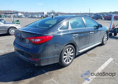 2016 Hyundai Sonata Limited from USA, damaged, VIN 5NPE34AF6GH432838